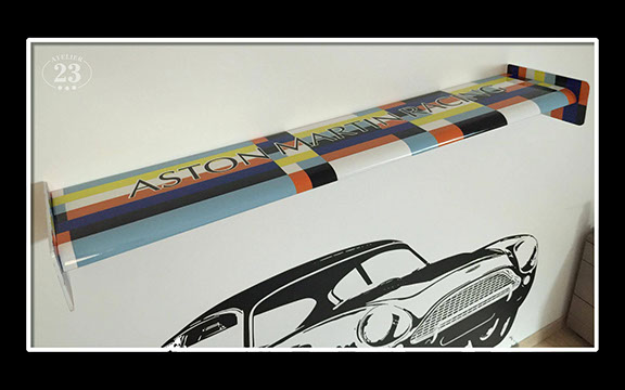 Tablette Aileron Metal Aston Martin