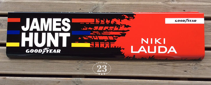 Tablette Aileron Metal Hunt et Lauda