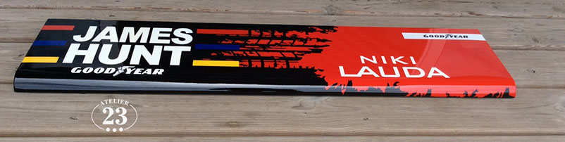 Tablette Aileron Metal Hunt et Lauda