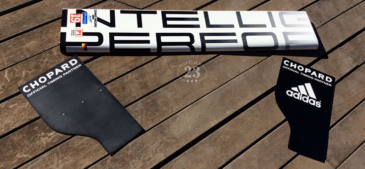 Tablette Aileron Metal Porsche