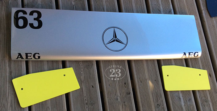 Tablette Aileron Metal Sauber
