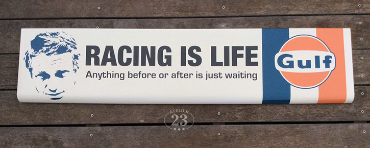 Tablette Aileron Metal Steve McQueen