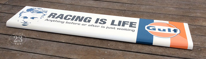 Tablette Aileron Metal Steve McQueen